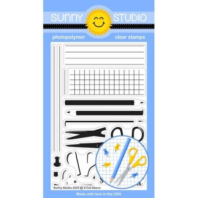 Sunny Studio Clear Stamps - A Cut Above